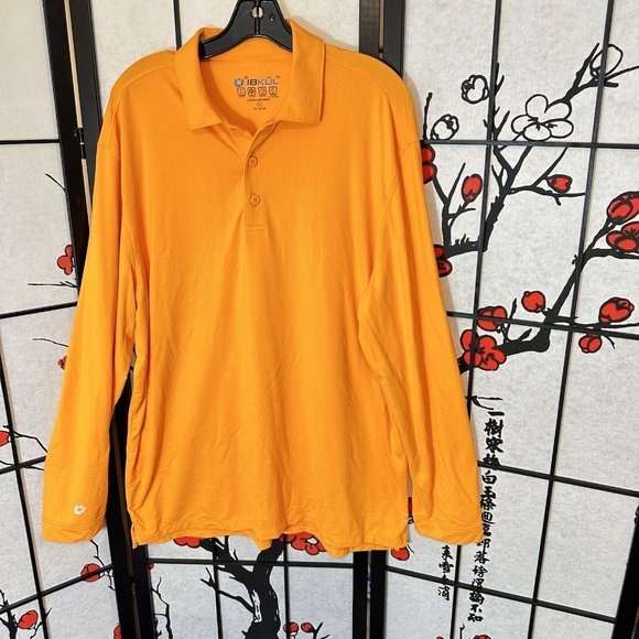 IBKUL Shirts Ibkul Polo Shirt Mens Extra Large Golf Wiking Upf 5